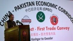 Pakistan's Prime Minister Nawaz Sharif speaks at the inauguration of the China Pakistan Economic Corridor port in Gwadar, Pakistan, November 13, 2016. (Reuters/Caren Firouz)