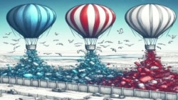 On balloon drama, Russian state media sides with North Korea.