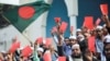 Supporters of the Islami Andolan Bangladesh party attend a rally at the Baitul Mokarram National Mosque in Dhaka on January 9, 2024, protesting what they called a "dummy election." (Mohammad Ponir Hossain/Reuters).