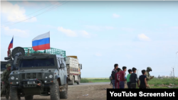 YouTube screenshot of May 2020 footage from Syria, which some TikTokers have reused to falsely claim that Russia has dispatched military forces to the Gaza Strip.