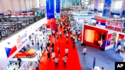 FILE - A general view of the second China-CEEC Expo, a consumer goods fair that concluded in Ningbo, in China's Zhejiang province, on June 11, 2021. (AP)
