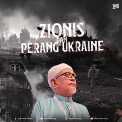 Image posted to Abdul Hadi bin Awang's Facebook page on April 7, 2022, which accompanied a text spreading anti-Semitic conspiracy theories about Ukraine.