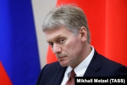 RUSSIA -- Kremlin spokesman Dmitry Peskov attends a meeting in Sochi, February 14, 2019