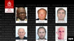 World -- An Interpol red notice for two FIFA officials and four corporate executives