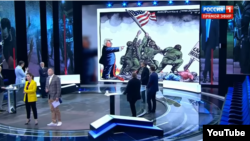The U.S. Army "joins the riot against President Trump," Russian state TV reports on June 4, 2020.