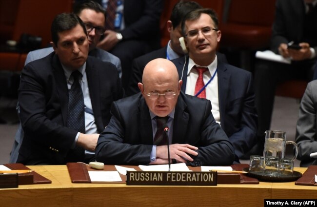U.S. -- Russian Ambassador to the United Nations Vassily Nebenzya