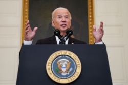 U.S. President Joe Biden delivers remarks on the Delta variant of coronavirus on September 9, 2021.