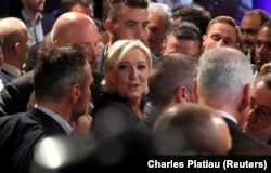 Marine Le Pen, French National Front (FN) political party candidate for French 2017 presidential election.