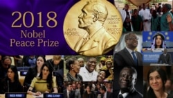 Nobel Peace Prize for 2018 awarded to Denis Mukwege and Nadia Murad for their efforts to end the use of sexual violence as a weapon of war.