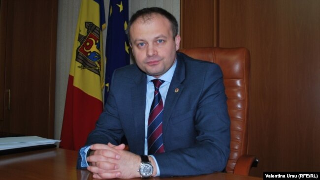 Moldova - Moldovan Parliament Speaker Andrian Candu, Chisinau