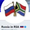Russian Embassy in South Africa Twitter account
