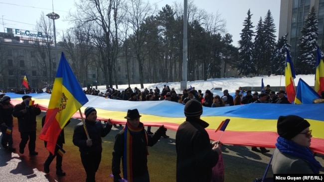 Moldova - Marea Adunare Centenară, The Great Centennial Assembly, Chișinău, March 25, 2018.