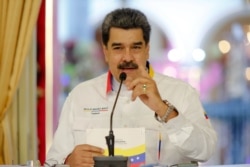 VENEZUELA – President Nicolas Maduro attends a government act in Caracas, on November 10, 2020.