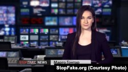 Screengrab of StopFake's weekly YouTube show