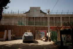 A high security prison is seen in Karakax, outside Hotan on April 28, 2021. Thomas Peter/Reuters