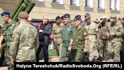 UKRAINE -- Visit of the NATO Military Committee, Lviv, April 18, 2018