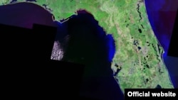 Satellite Image of the U.S. State of Florida. Geology.com