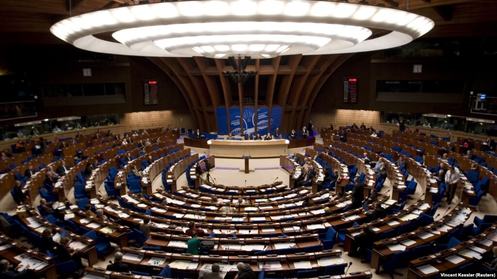 France – A general view of the hemicycle of Council of Europe is seen during a debate of the Parliamentary Assembly of the Council of Europe. Strasbourg, October 2, 2008
