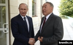 Putin and Nazarbayev
