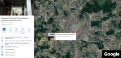 Google Maps -Eurasian Economic Commission, Moscow, Russia