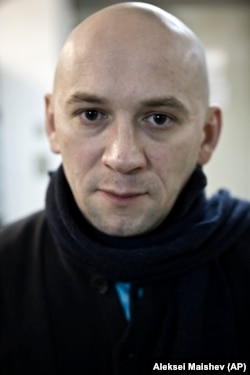 RUSSIA -- Russian documentary filmmaker Aleksandr Rastorguyev poses for a photo in Moscow, January 18, 2011