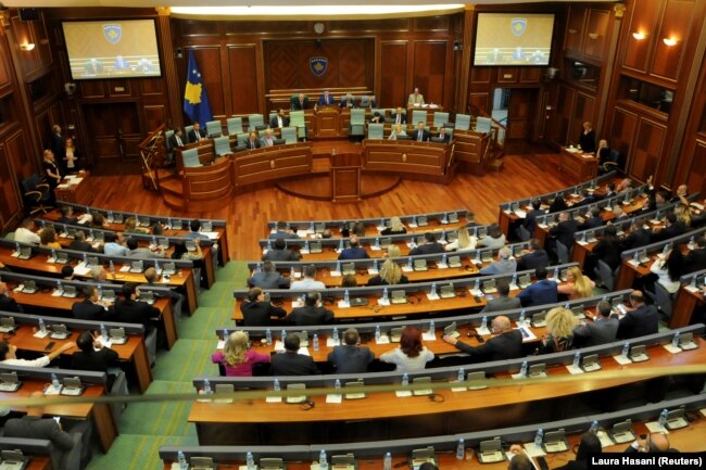 Kosovo parliament, Pristina, August 22, 2019