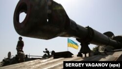 UKRAINE – Ukrainian servicemen with the 2S1 Gvozdika self-propelled howitzer take part in an exercise on a shooting range near Volnovakha city in the Donetsk region, Ukraine, on August 8, 2017.