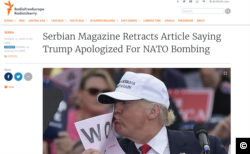 Serbian magazine Nedeljnik retracts a false story