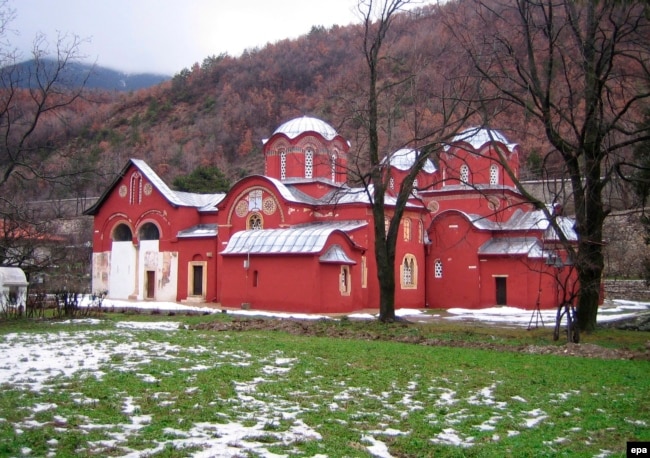 Kosovo -- Undated photo of the Serbian Orthodox monastery in Pec/Kosovo, by far the most important monastery of Serbia's Orthodox Church.