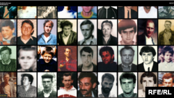 The Faces of Srebrenica has 4,000 photos of the men and boys killed in the genocide. (Screen grab) 