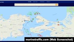 UKRAINE - Data of the situation in the Kerch Strait 28 Nov 2018