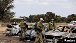 Aftermath of an attack on the Nova Festival by Hamas gunmen from Gaza near Israel's border with the Gaza Strip, in southern Israel, October 13, 2023. (REUTERS/Amir Cohen)