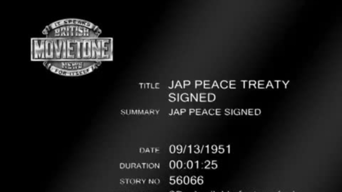 The signing of the Treaty of Peace with Japan Japanese at the Opera ...