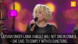 Latvian Singer Targeted for Complying with Sanctions Against Russia, Threatened with 'Crimea Dossier'